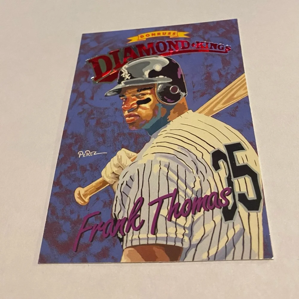 Frank Thomas Rare! 1994 Donruss Diamond Kings Baseball Card # DK-28 Vintage